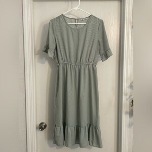 Sweet Salt | Midi Green Dress | Size Medium.